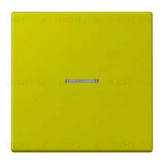 Выключатель перекрестный 1 клавишный с подсветкой Jung LS 990 Les Couleurs Le Corbusier vert olive vif 507u+90+LC990KO54320F 507u + 90 + LC990KO54320F