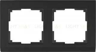 Рамка двойная Werkel Stark, черный a050923 a050923