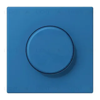 Светорегулятор поворотно-нажимной 100-1000 Вт. Jung Le Corbusier bleu ceruleen 31 211GDE+LC194032030 211GDE + LC194032030
