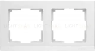 Рамка двойная Werkel Stark, белый a050904 a050904