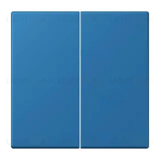 Выключатель 2 клавишный Jung LS 990 Les Couleurs Le Corbusier bleu ceruleen 31 505u+LC99532030 505u + LC99532030