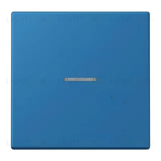 Выключатель 1 клавишный с подсветкой Jung LS 990 Les Couleurs Le Corbusier bleu ceruleen 31 501u+90+LC990KO532030 501u + 90 + LC990KO532030