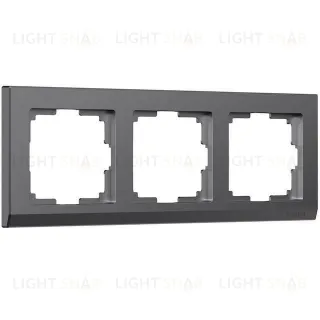 Рамка тройная Werkel Stark, графит матовый a063117 a063117