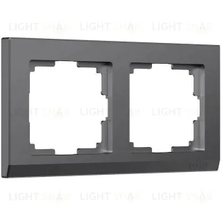 Рамка двойная Werkel Stark, графит матовый a063116 a063116