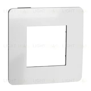 Рамка одинарная Schneider Electric Unica Studio Metal, хром-антрацит NU280256 NU280256