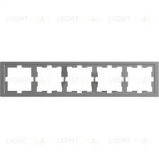 Рамка пятерная Merten D-life нержавеющая сталь MTN4050-6536 MTN4050-6536