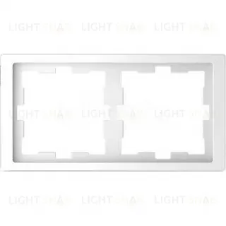 Рамка двойная Merten D-life белый лотос MTN4020-6535 MTN4020-6535