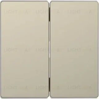 Выключатель двухклавишный Merten D-life 10А/250В, сахара MTN3115-0000+MTN3400-6033 MTN3115-0000 + MTN3400-6033