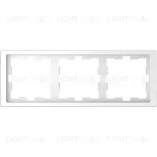 Рамка тройная Merten D-life белый лотос MTN4030-6535 MTN4030-6535