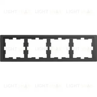 Рамка четверная Merten D-life антрацит MTN4040-6534 MTN4040-6534