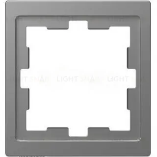 Рамка одинарная Merten D-life нержавеющая сталь MTN4010-6536 MTN4010-6536