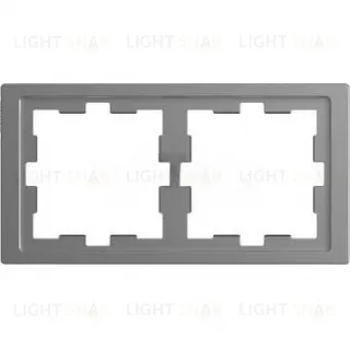 Рамка двойная Merten D-life нержавеющая сталь MTN4020-6536 MTN4020-6536
