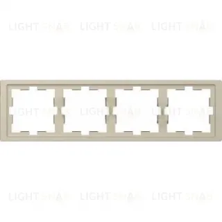 Рамка четверная Merten D-life сахара MTN4040-6533 MTN4040-6533