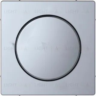 Светорегулятор поворотно-нажимной универсальный Merten D-life LED 4-200Вт, 4-400 Вт. для ламп накал. и галог., нержавеющая сталь MTN5134-0000+MTN5250-6036 MTN5134-0000 + MTN5250-6036