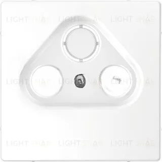 Телевизионная TV-SAT-FM розетка оконечная Merten D-life, белый MTN466097+MTN4123-6035 MTN466097 + MTN4123-6035