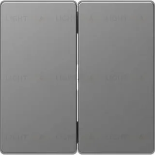 Выключатель двухклавишный Merten D-life 10А/250В, нержавеющая сталь MTN3115-0000+MTN3400-6036 MTN3115-0000 + MTN3400-6036