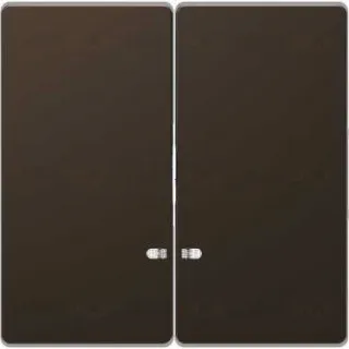 Выключатель двухклавишный с подсветкой Merten D-life 10А/250В, мокко металл MTN3135-0000+MTN3420-6052 MTN3135-0000 + MTN3420-6052