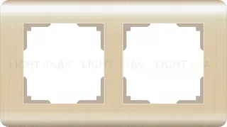 Рамка двойная Werkel Stream, шампань a051263 a051263