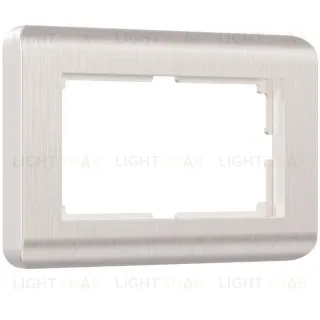 Рамка для двойной розетки Werkel Stream, перламутровый a051281 a051281