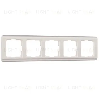 Рамка пятерная Werkel Stream, перламутровый a051280 a051280