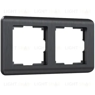 Рамка двойная Werkel Stream, графит a051267 a051267