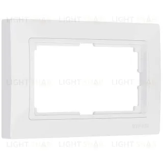 Рамка для двойной розетки Werkel Snabb, белый a051304 a051304