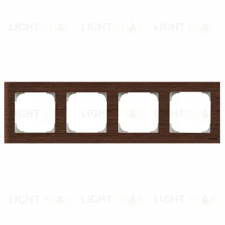 Рамка четверная ABB Sky, венге 2CLA857400A2101 2CLA857400A2101