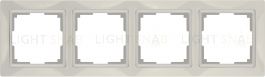 Рамка четверная Werkel Snabb, слоновая кость a051306 a051306