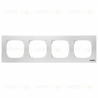 Рамка четверная ABB Sky, белый 2CLA857400A1101 2CLA857400A1101