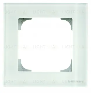 Рамка одинарная ABB Sky, белое стекло 2CLA857100A3001 2CLA857100A3001