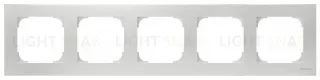 Рамка пятерная ABB Sky, белый 2CLA857500A1101 2CLA857500A1101