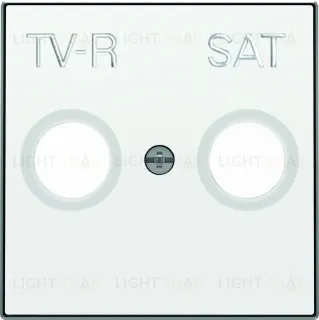 Розетка TV-R/SAT оконечная ABB Sky, белый 2CLA815170A1001+2CLA855010A1101 2CLA815170A1001 + 2CLA855010A1101