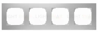 Рамка четверная ABB Sky, серебряный 2CLA857400A1301 2CLA857400A1301