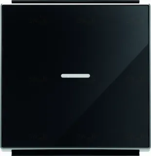 Переключатель одноклавишный с подсветкой ABB Sky (с 2-х мест) 10А, черное стекло 2CLA810200A1001+2CLA819202A1001+2CLA850130A2501 2CLA810200A1001 + 2CLA819202A1001 + 2CLA850130A2501