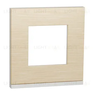 Рамка одинарная Schneider Electric Unica Pure, клен-белый NU600283 NU600283