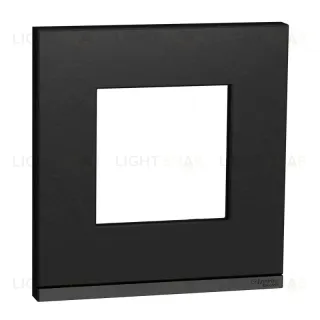 Рамка одинарная Schneider Electric Unica Pure, камень-антрацит NU600287 NU600287