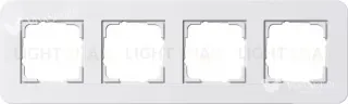 Рамка четверная Gira E3 белый глянцевый 0214410 0214410