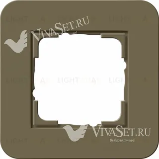 Рамка одинарная Gira E3 дымчатый/антрацит 0211426 0211426