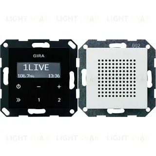 Радиоприемник Gira с RDS с динамиком (белый матовый) 228027 228027