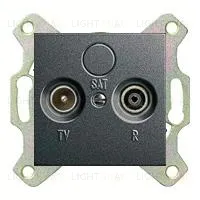 Телевизионная розетка оконечная Gira TV-FM 004600+086928 004600 + 086928