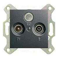 Телевизионная розетка оконечная Gira TV-SAT-FM 093700+086928 093700 + 086928