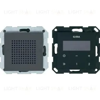 Радиоприемник Gira с RDS с динамиком (антрацит) 228028 228028