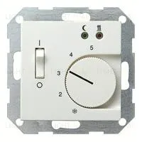 Терморегулятор Gira с выносным датчиком, для электрического теплого пола, 10A/230B FTR231+149403 FTR231 + 149403