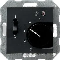 Терморегулятор Gira с выносным датчиком, для электрического теплого пола, 10A/230B 0394005 0394005