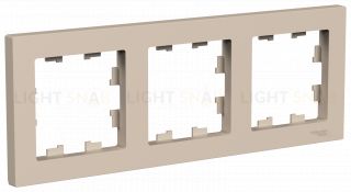 Рамка тройная Schneider Electric Atlasdesign, песочный ATN001203 ATN001203