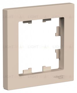 Рамка одинарная Schneider Electric Atlasdesign, песочный ATN001201 ATN001201