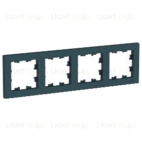 Рамка четверная Schneider Electric Atlasdesign, изумруд ATN000804 ATN000804