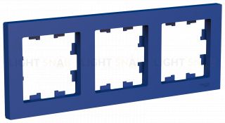 Рамка тройная Schneider Electric Atlasdesign, аквамарин ATN001103 ATN001103