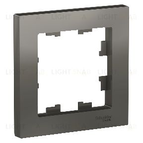 Рамка одинарная Schneider Electric Atlasdesign, сталь ATN000901 ATN000901