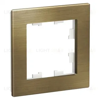 Рамка одинарная Schneider Electric Atlasdesign Nature, латунь металл ATN312201 ATN312201